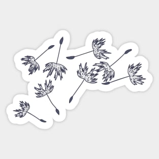 Dandelion Wish - Floating Seeds - Spiritual Flower Sticker